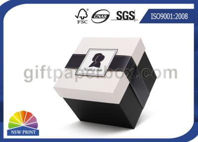 Китай Черно-белая Striped подарочная коробка квадрата бумаги картона подарочной коробки продается