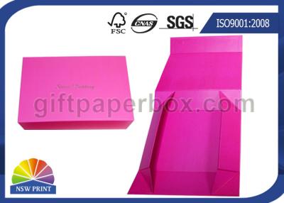 China Caja de regalo plegable de la impresión de encargo para empaquetar con cartulina o papel de arte en venta