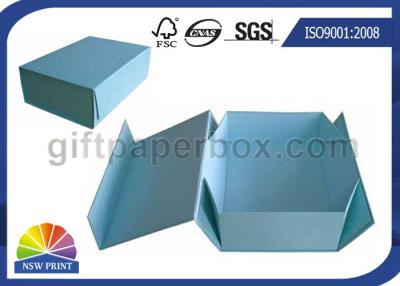China Logo Printed Custom Cardboard Paper Collapsible Box for Clothing Garment Apparel for sale