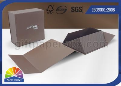 China Logo Printing Art Paper Gift / Watch Packaging Boxes , Foldable Packaging Paper Box for sale