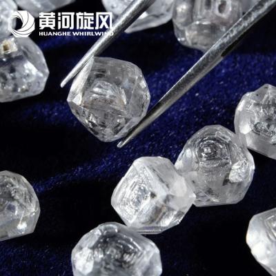 중국 작은 사이즈 인위적으로 성장한 다이아몬드 하얀 거친 실험실 성장 다이아몬드 판매용