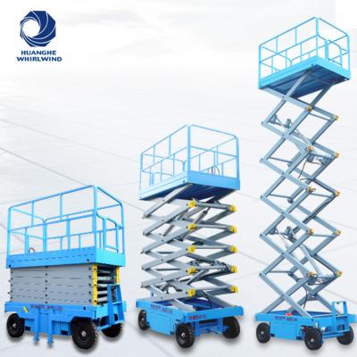 China Mobile Hydraulic Battery Trailer Construction Scissor Lift 10m Accept OEM for sale