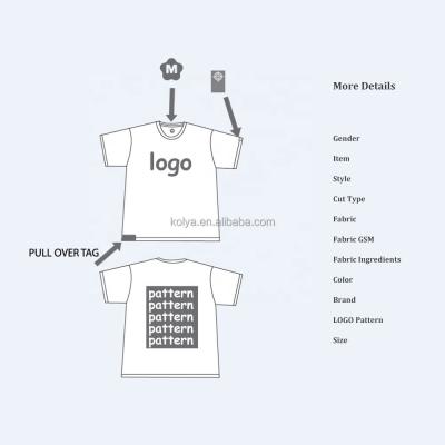 China Tee Shirt Personalized Brand Creation High Quality Customize Your Design Logo O-neck T-shirt Crew Neck Shirts T shirts for sale