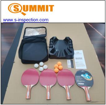 China Ping Pong Sets Pre Shipment Inspection Services For Quantity Check for sale