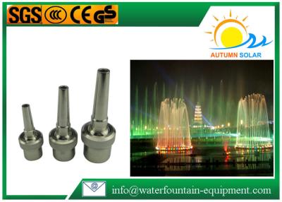 China Single Jet Water Fountain Nozzles Stainless Steel DN20 / DN80 Connection for sale