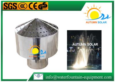 China Single Jet Water Fountain Nozzles Waterin Fixed Stainless Steel 40kpa 1.5m for sale