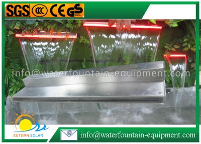 China Garden Water Fountain Equipment Waterfall Blade With Remote Controller 1500mm Length for sale
