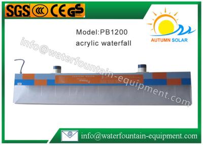 Chine Descente acrylique de l'eau d'eau d'équipement en plastique de fontaine avec la lumière 12W sous-marine à vendre