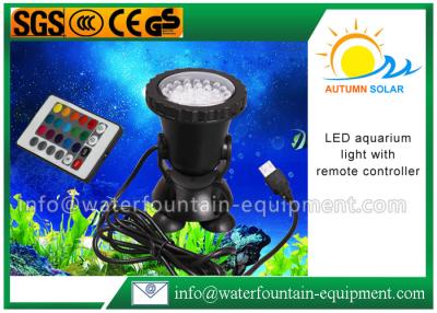 China LED Color Changing Submersible Aquarium Light , Fountain Light With Remote Controller for sale