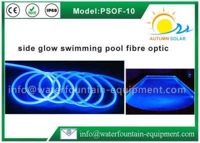 China 100 M Pool Fiber Optic Underwater Pool Lights POF Side Glow Clear Color for sale