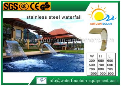 China Korrosionsbeständiger Wasser-Vorhang-Brunnen, Edelstahl-Wasserfall-Blatt 304 zu verkaufen