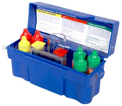 China Chlorine Test Kit Swimming Pool Accessories For Spa Water 7 - Way Test for sale
