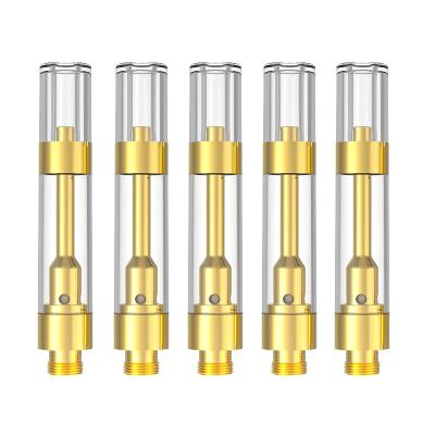 China 1000mg 1.0mL Round PCTG Tip Delta THC Cartridges With Ceramic Coil for sale