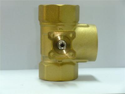 China Compact Electric Water Ball Valve , Threaded BSP Ball Valve 3 Point Type for sale