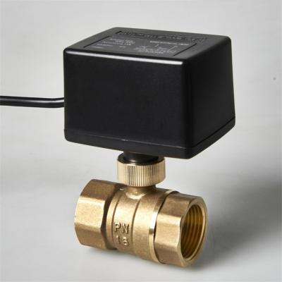 China 1 inch NPT Two Position Electric Motor Driven Valves 2 Way Female Thread for sale