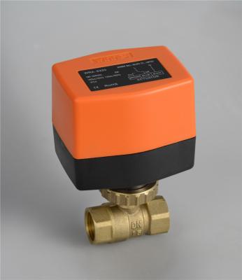 China Motorized Actuator Brass Two Position Electric Motor Driven Valves for Fan Coil Units for sale