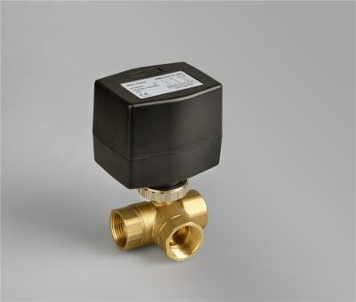 China Compact Size Brass Electrically Operated Ball Valves 1