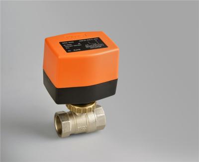 China Válvula de bola elétrica forjada da água de ligar/desligar ou 3-Piont mini do bronze Hpb-59 para a agricultura à venda