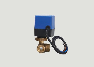 China Motor Operated Brass Mini Ball Valve 3 Wires 3 Point RoHS Approved for Water for sale