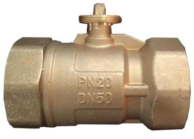 China OEM & ODM Motorized Ball Valve 3 Way With Forged Brass Valve Body for sale