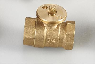 China 3 Point Type DN15 Electrically Actuated 3 Way Valve BSP Thread CE ROHS Approved for sale