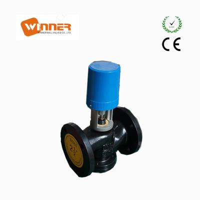 China 4-20mA 2 Way 2 1/2' Modulating Control Seat Valves For Heating Pump for sale