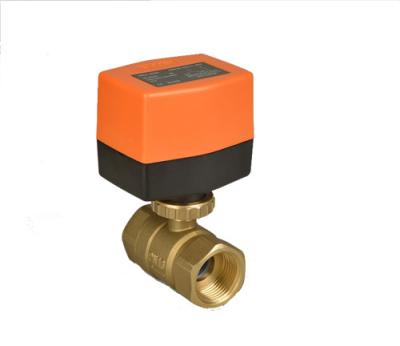 China 24vac Dn25  2 Way Motorized Valve For Ground Source Heat Pump Ip55 for sale