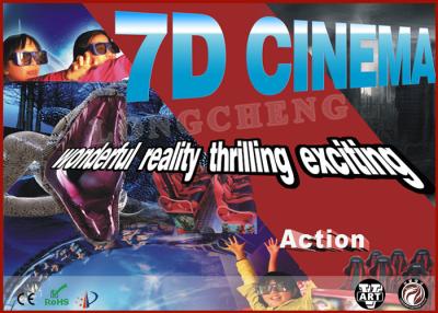 Chine Films professionnels de carton de la salle de cinéma 7D avec des chaises de mouvement à vendre