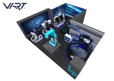 China Indoor Game Zone VR Theme Park 220V White / Blue / Black Color for sale