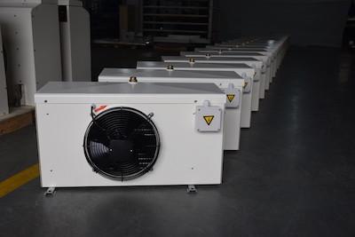 China Pipe fin heat exchanger Blast Freeze unit cooler air condensers for sale