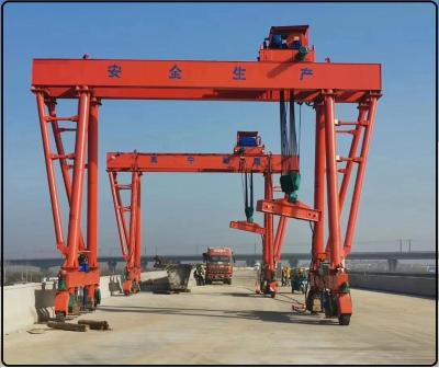 China Tire crane for wind power construction、98 ton tire crane、98t gantry crane、Wheeled gantry crane for sale