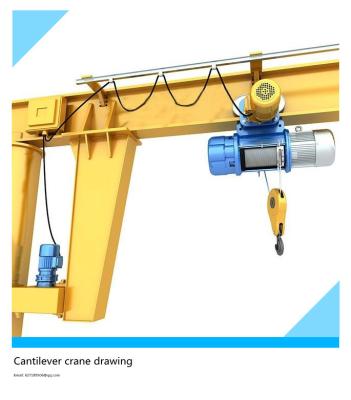 China BZ0.8T cantilever crane, cantilever crane for lifting materials, rotary crane and fixed column crane for sale
