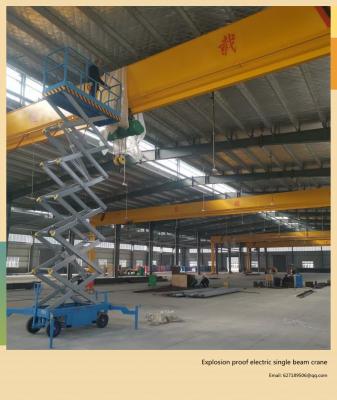 China LB10t explosion-proof electric single beam crane, explosion-proof truss, explosion-proof hoist and explosion-proof crane for sale