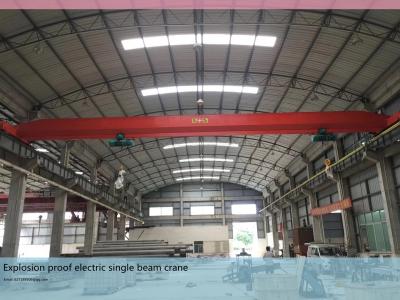 China LB4t explosion-proof electric single beam crane, explosion-proof truss, explosion-proof hoist and explosion-proof crane for sale