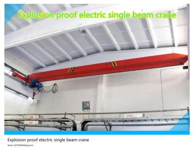 China LB7t explosion-proof electric single beam crane, explosion-proof truss, explosion-proof hoist and explosion-proof crane for sale
