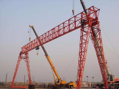 China MH type 6 ton general gantry crane, gantry crane, main girder box support leg gantry crane, rail type small crane for sale