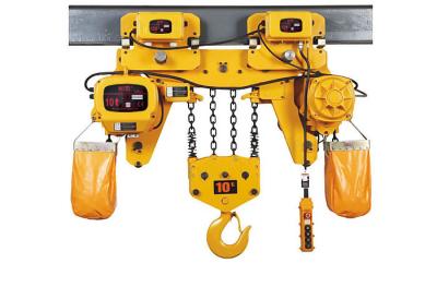 China Low clearance ring chain crane, hhbb 10t electric chain crane, ring chain electric crane for sale