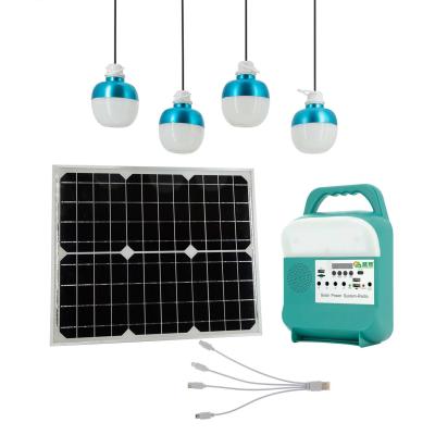 China Home Lighting Solar Portable Generator Mini Kit Panel Solar Power Station For Camping for sale