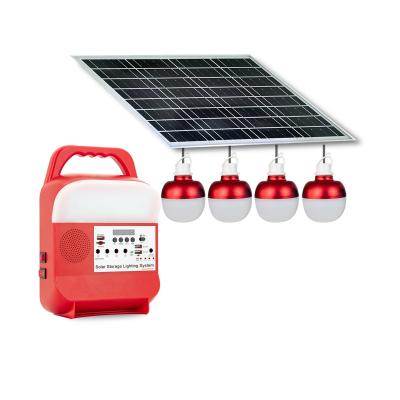 China Outdoor Portable Solar Power Station Power Bank Station Rechargeable Camping Solar Flash Light for sale