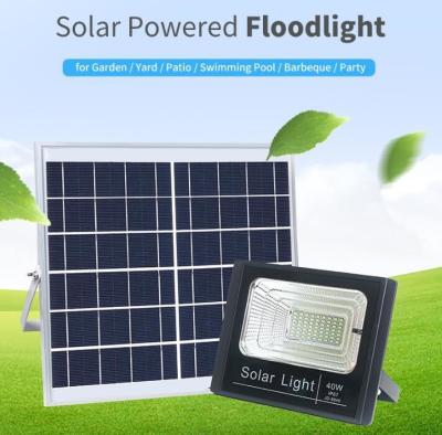 China 8000H 24V 100W Solar Flood Light Aluminum Solar Security Lamp for sale