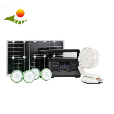 China 500W Home Solar Power Generator System Output 110V Flame Retardant for sale