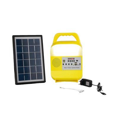 China OEM Yellow 6000mah Portable Solar Camping Light For Gardens for sale