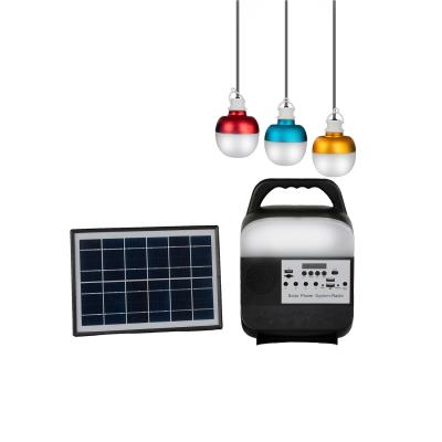 China 8000mah 5W 6V Portable Solar Camping Light For Garage for sale