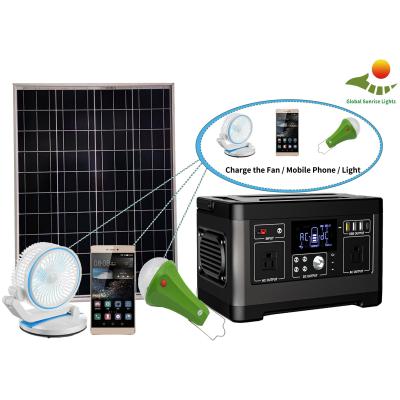 China ABS 120W Solar Home Portable System  Solar Generator For Home for sale