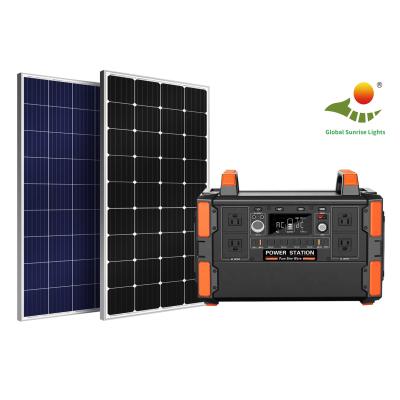 China Household Solar Generator Power Camping 1KW RoHS Portable Solar Power Station for sale