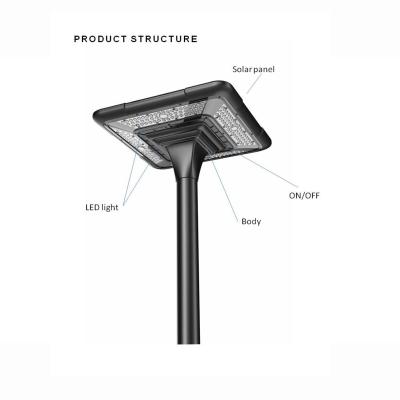 China Solar Street Light Pillar LED Pole Posts Garden Lamp New Solar Lighting System for sale