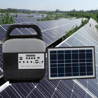 China 8000mah Portable Solar Camping Light 3PCS LED Solar Panel Lighting Kits for sale
