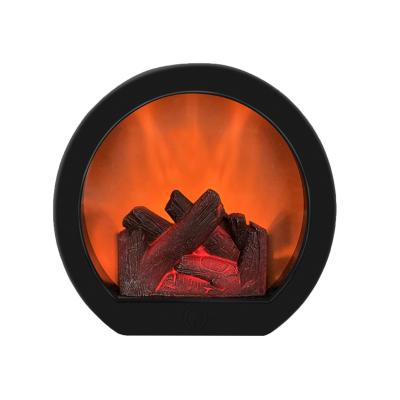 China Fireplace Firewood Simulation Solar Decorative Lights Desktop for sale