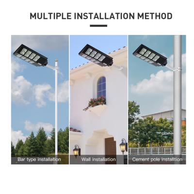 China Motion Sensor Streetlight ABS Waterproof IP65 100w 300w Integrated Outdoor Solar Street Light for sale