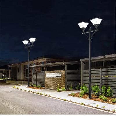 China Lâmpada de rua solar exterior do pátio do diodo emissor de luz do alumínio de carcaça do dado da luz do jardim IP65 à venda